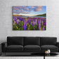 Large Canvas Prints with image wrapped around edges, hanging on wall in living room
