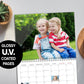 UV-Coated Premium Wall Calendar with images on calendar grid