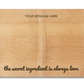 Chopping Board - Premium - Secret Ingredient Love