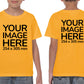 Yellow Kid's T-Shirt - customisable with photo on front and back