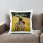 Customised Cushion Cover with couple name and picture